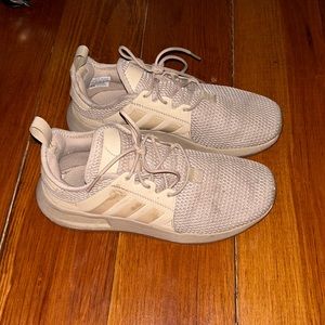Adidas NMD men’s 5 1/2 tan/ beige tennis shoes, good condition